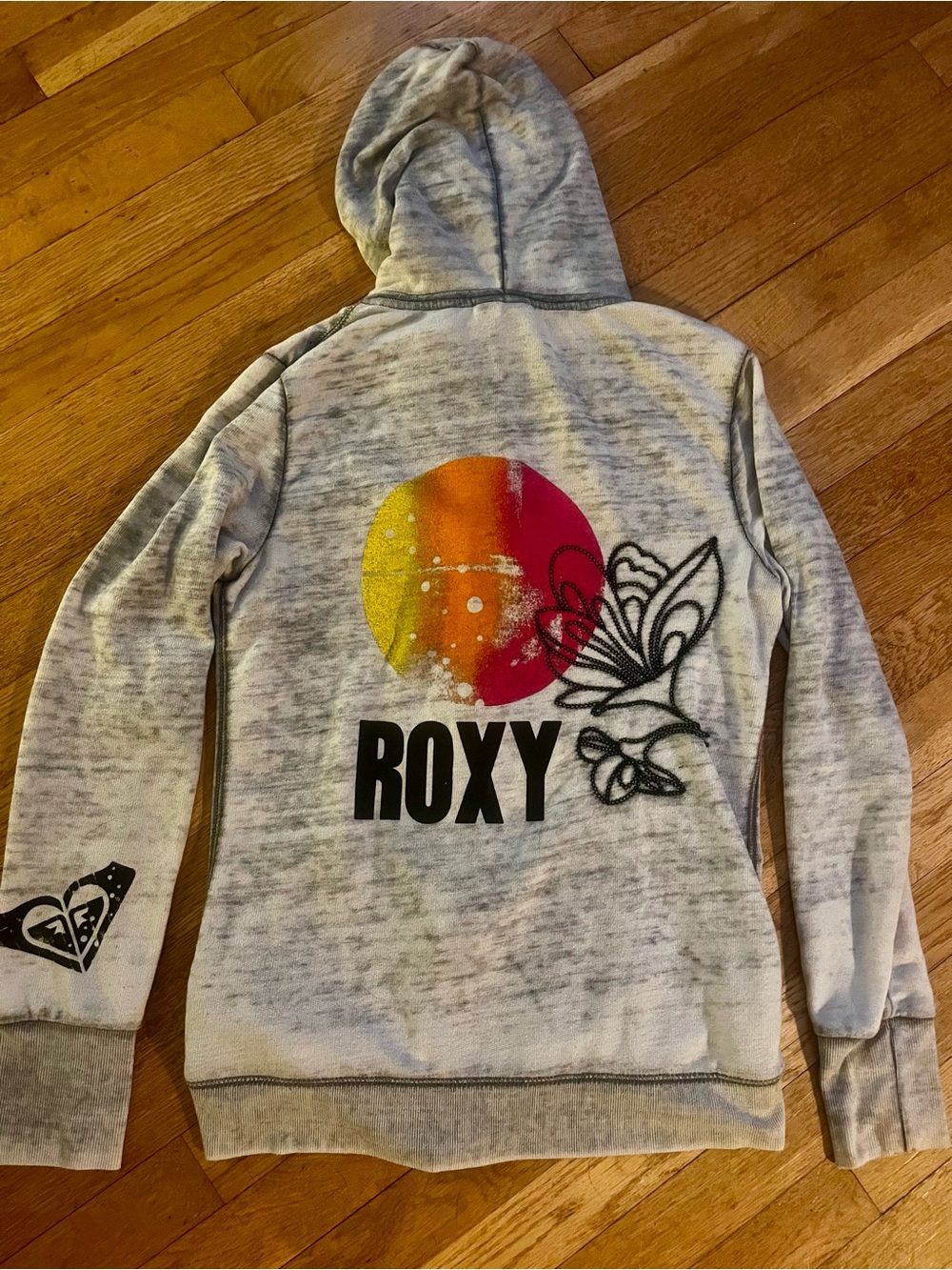 ROXY🏄‍♀️ zip-up hooded jacket, Sz Lg